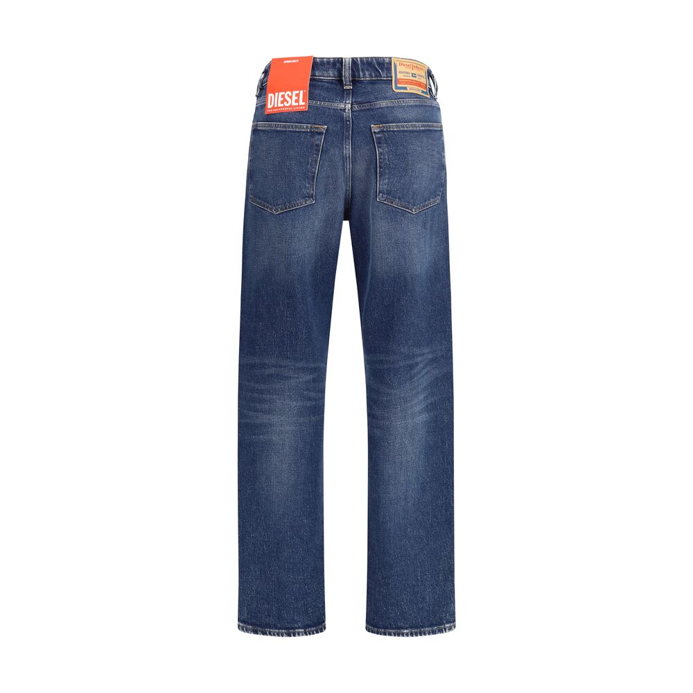Diesel 1988 D-Ark blue straight-leg jeans back view