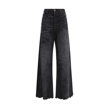 Diesel 1996 D-Sire black relaxed wide-leg jeans luxury denim  