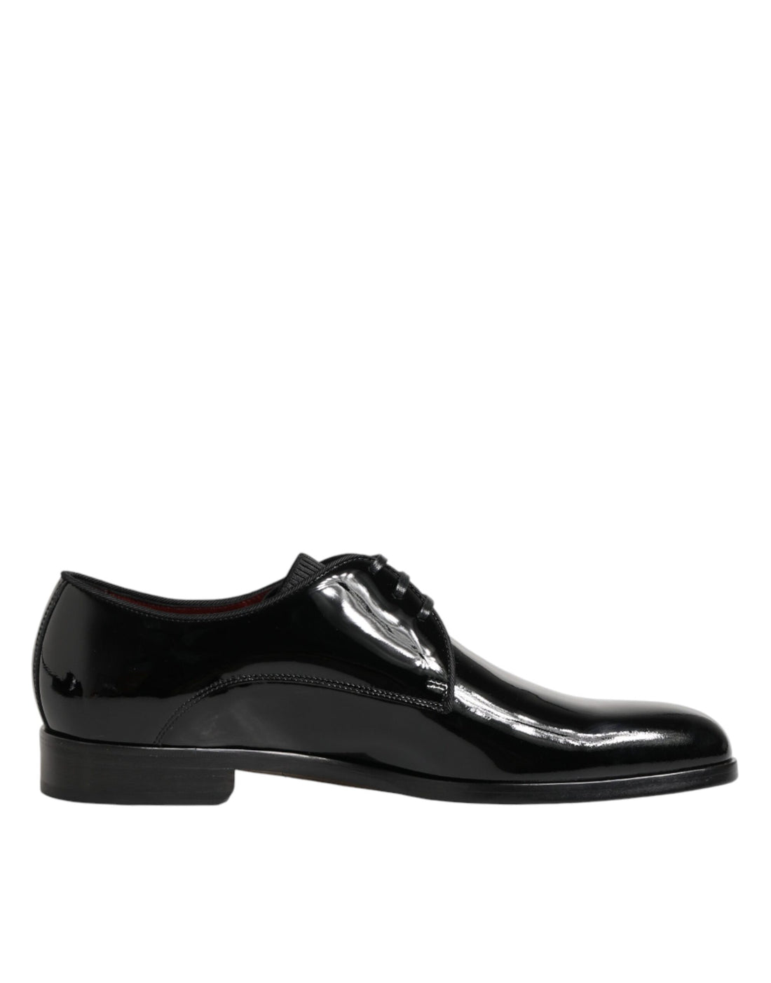 Dolce & Gabbana black calfskin leather Derby