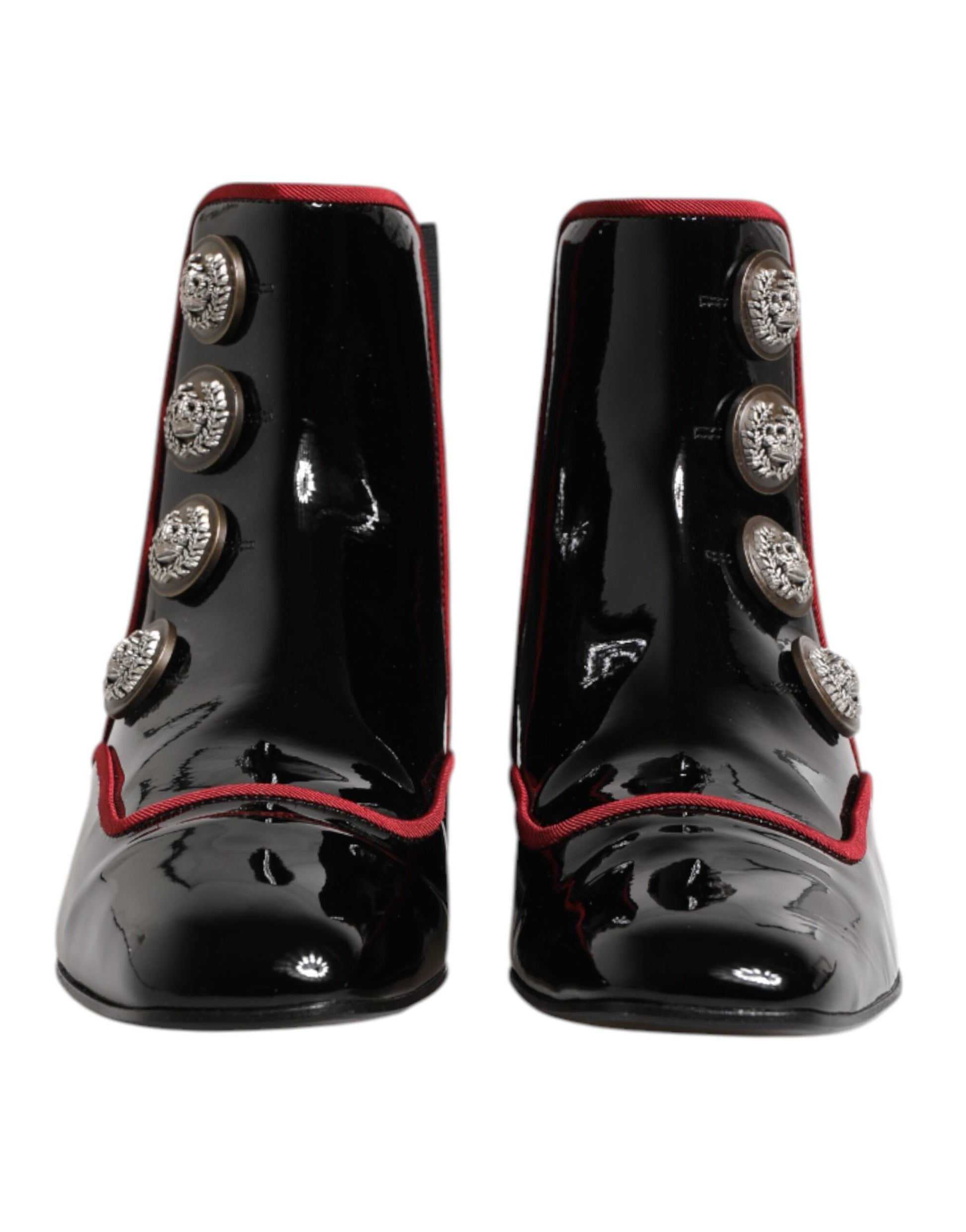 Dolce & Gabbana black Jackie Chelsea boots side view 