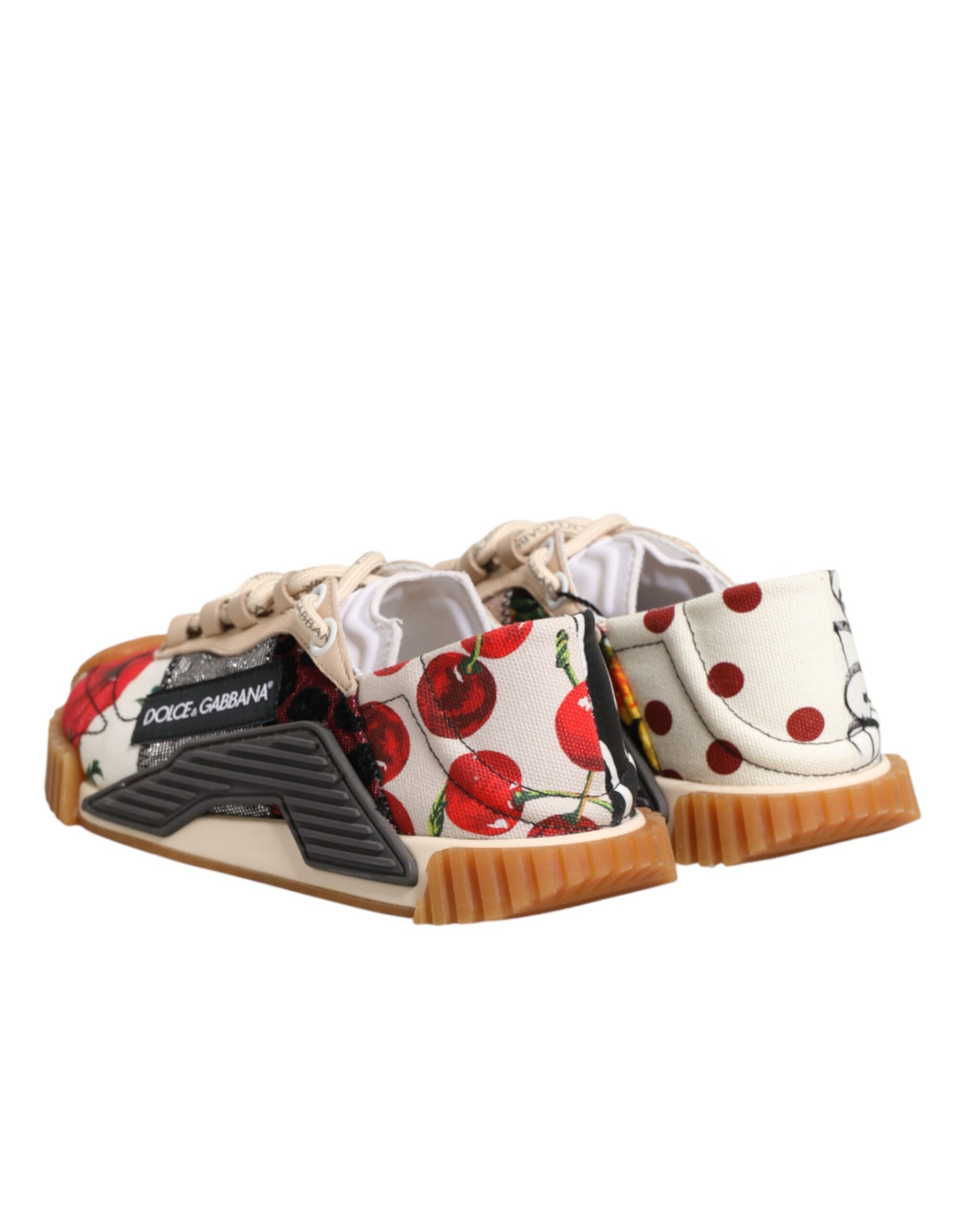 Back view of Dolce & Gabbana multicolor NS1 slip-on sneakers by KILAUE
