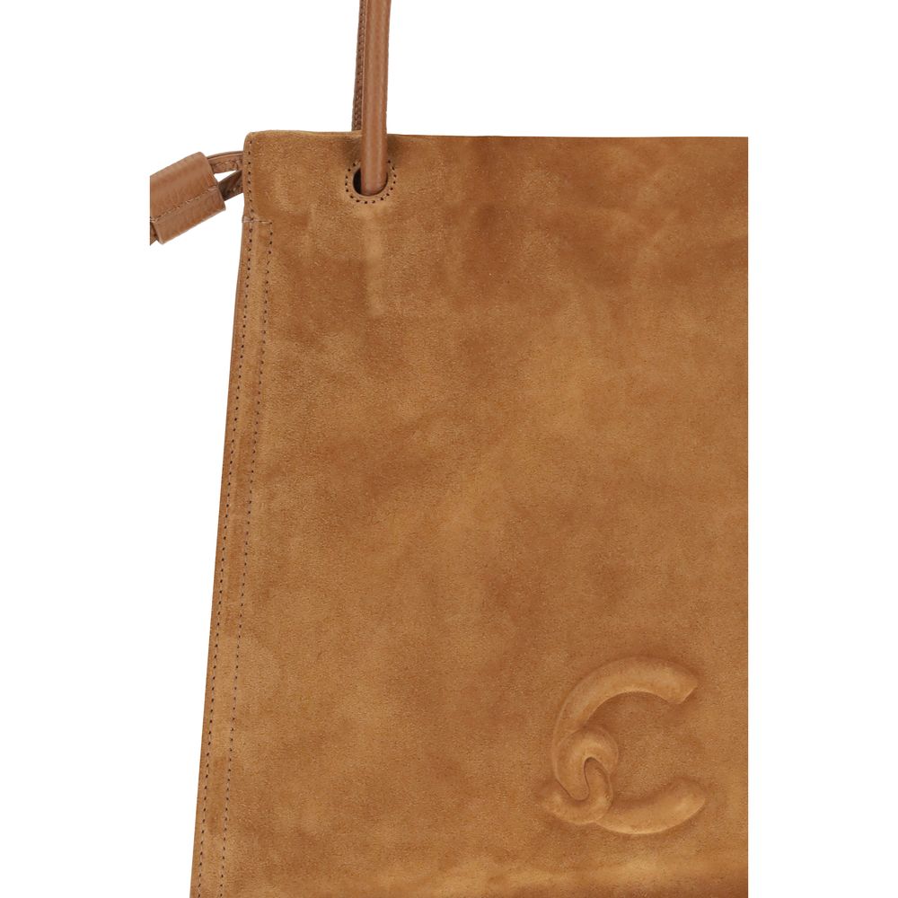 Everyday elegant beige leather handbag accessory