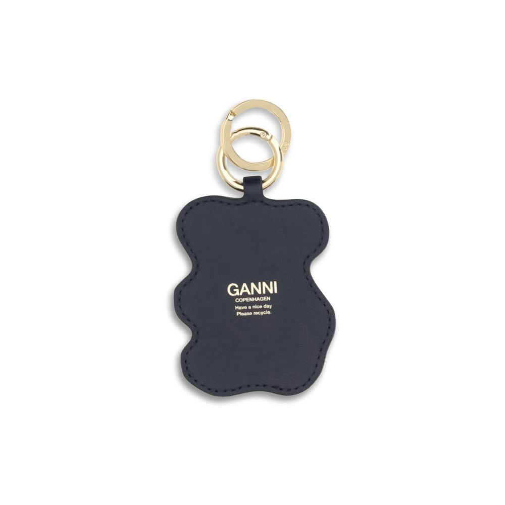 GANNI multicolor teddy bear keychain luxury bag charm