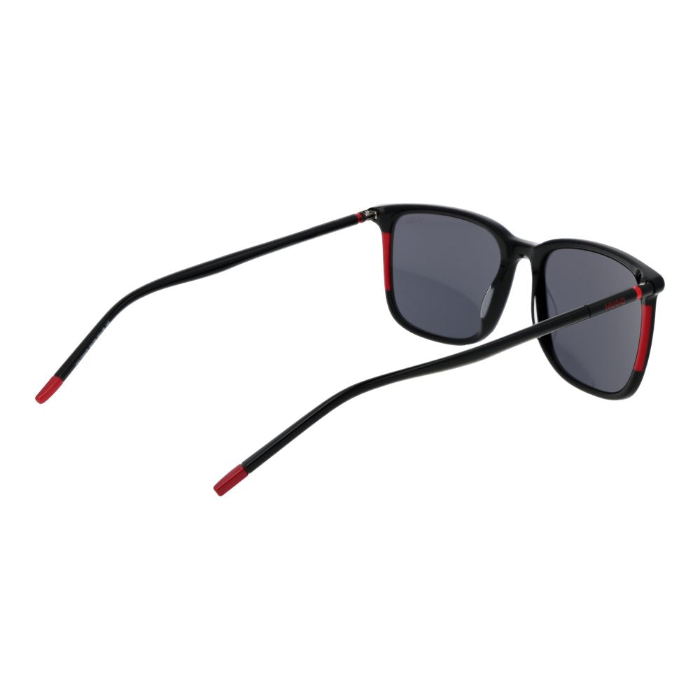 Hugo Boss black acetate sunglasses frame detail 