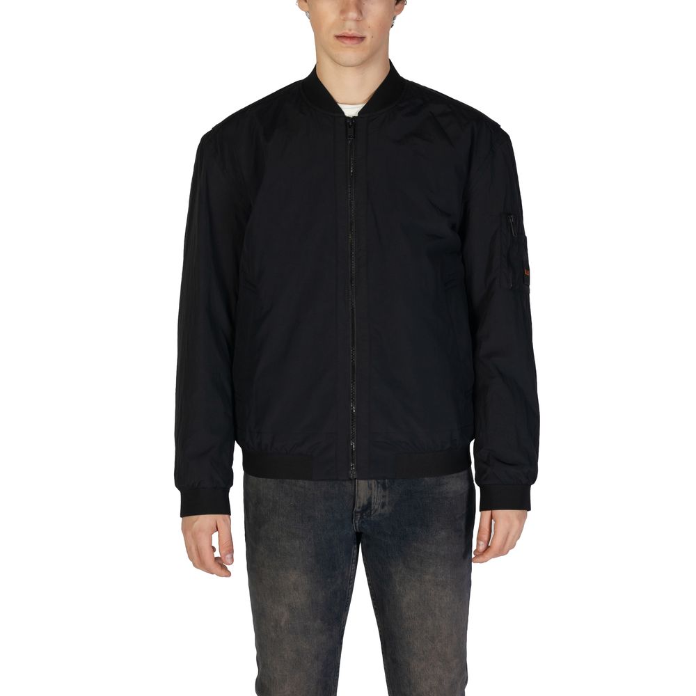 Hugo Boss black Olmec bomber jacket water-repellent