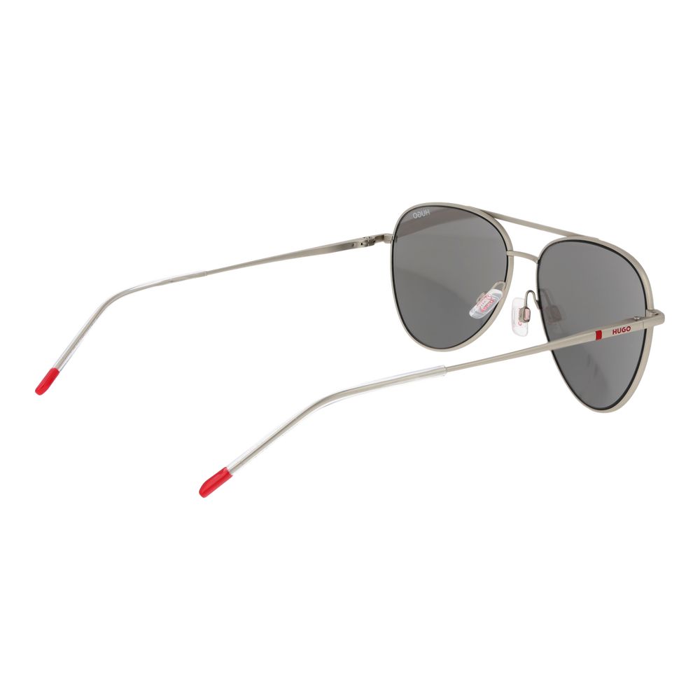 Hugo Boss mirrored grey lens detail sunglasses 