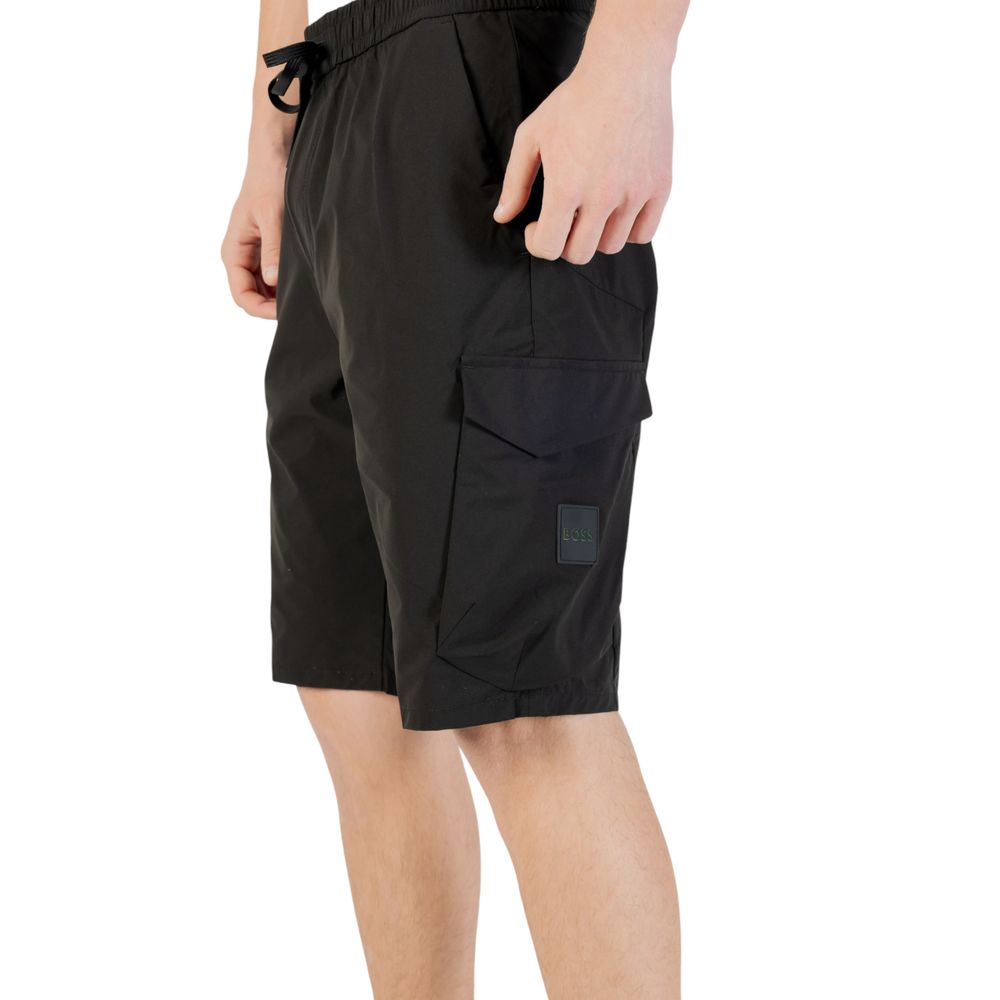 detail of Hugo Boss Urbanex cargo shorts