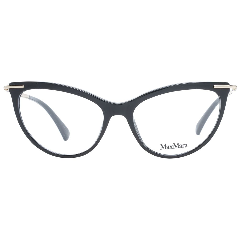 Kilaue black plastic glasses frames side view
