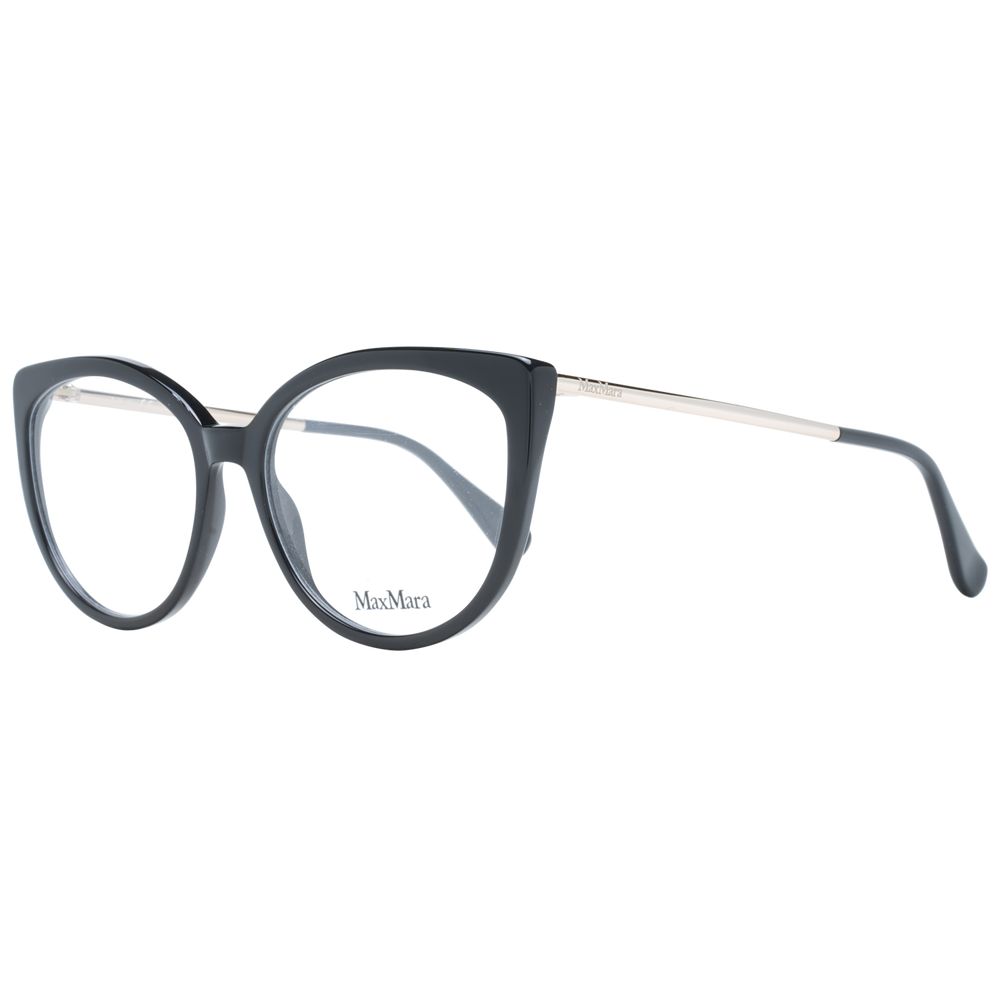 Kilaue black plastic glasses frames classic front view
