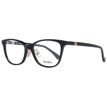 Kilaue sleek black plastic glasses frames front view
