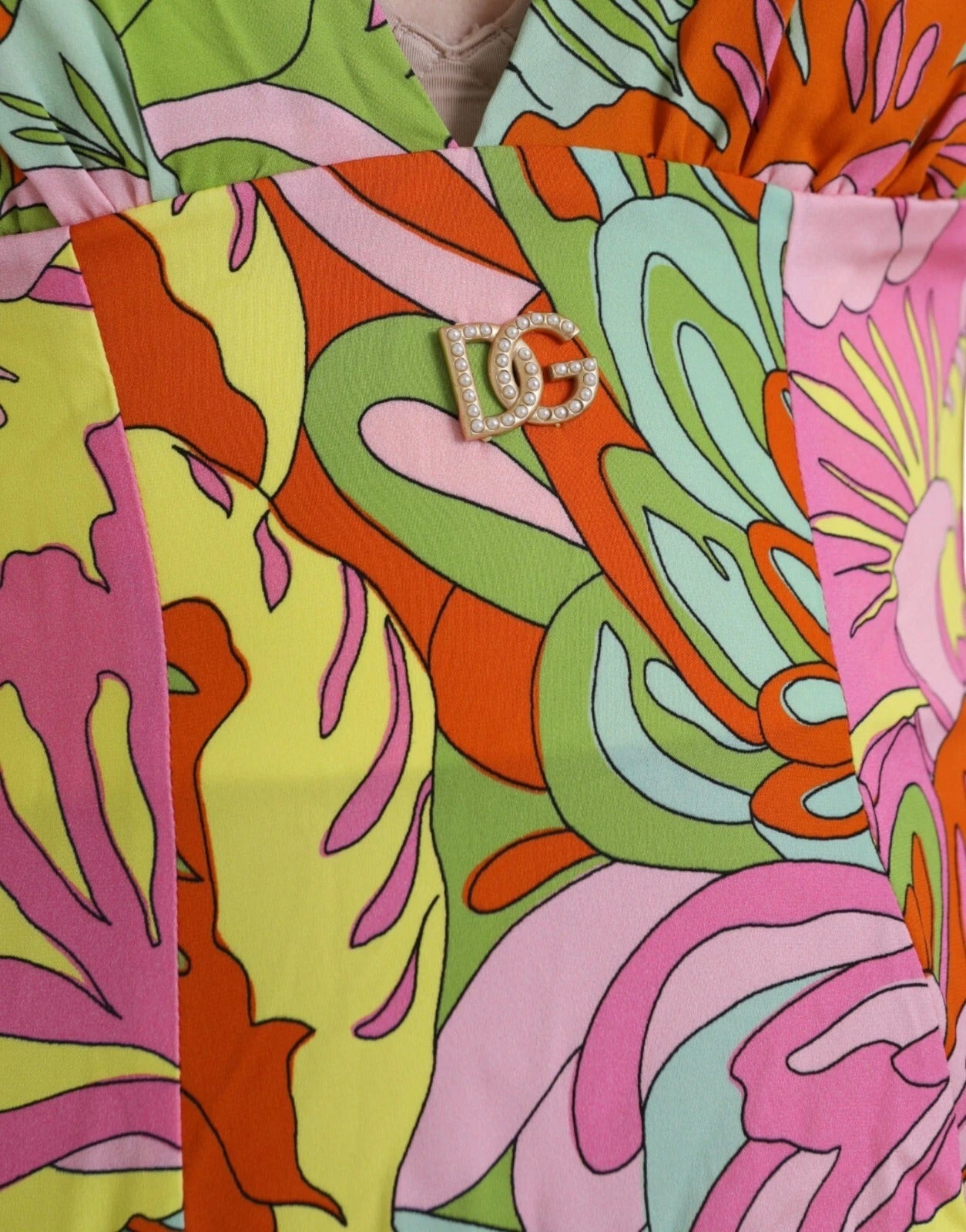 Kilaue Dolce & Gabbana multicolor floral silk