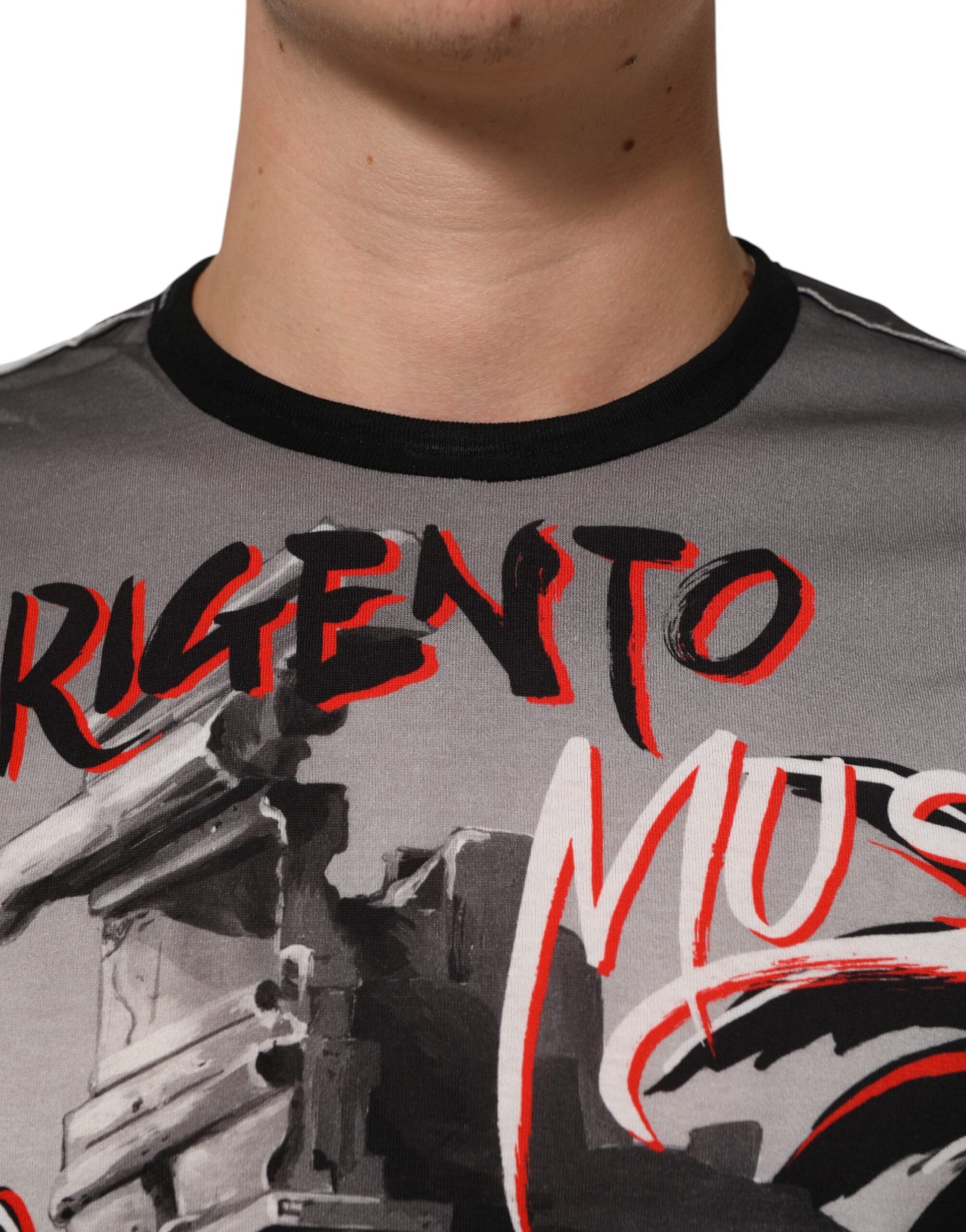 Kilaue Dolce & Gabbana multicolor jazz print T-shirt lifestyle image
