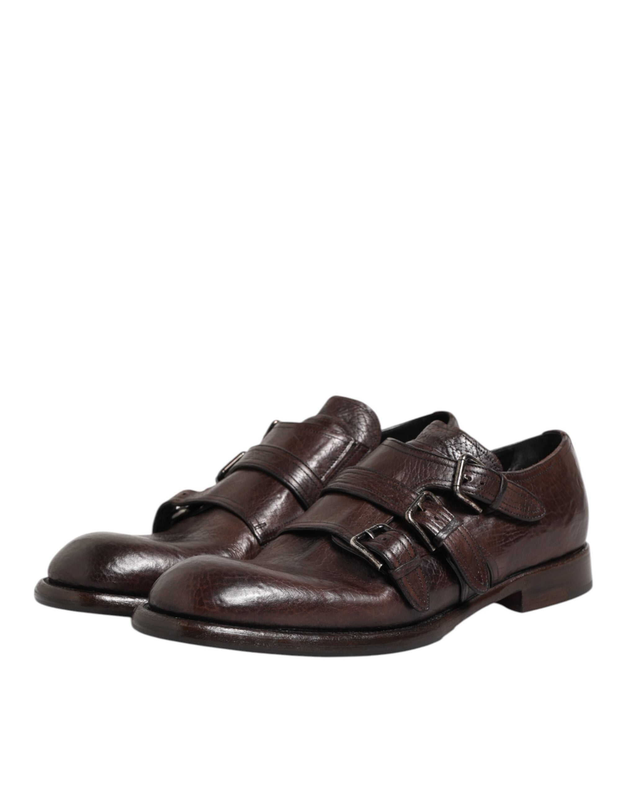 Kilaue Dolce & Gabbana brown leather monk strap