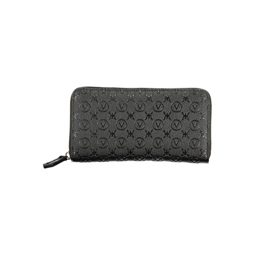 Nero poliuretano woman wallet in black, stylish and compact – Kilaue