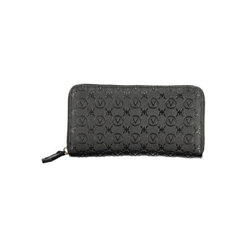 Nero poliuretano woman wallet in black, stylish and compact – Kilaue