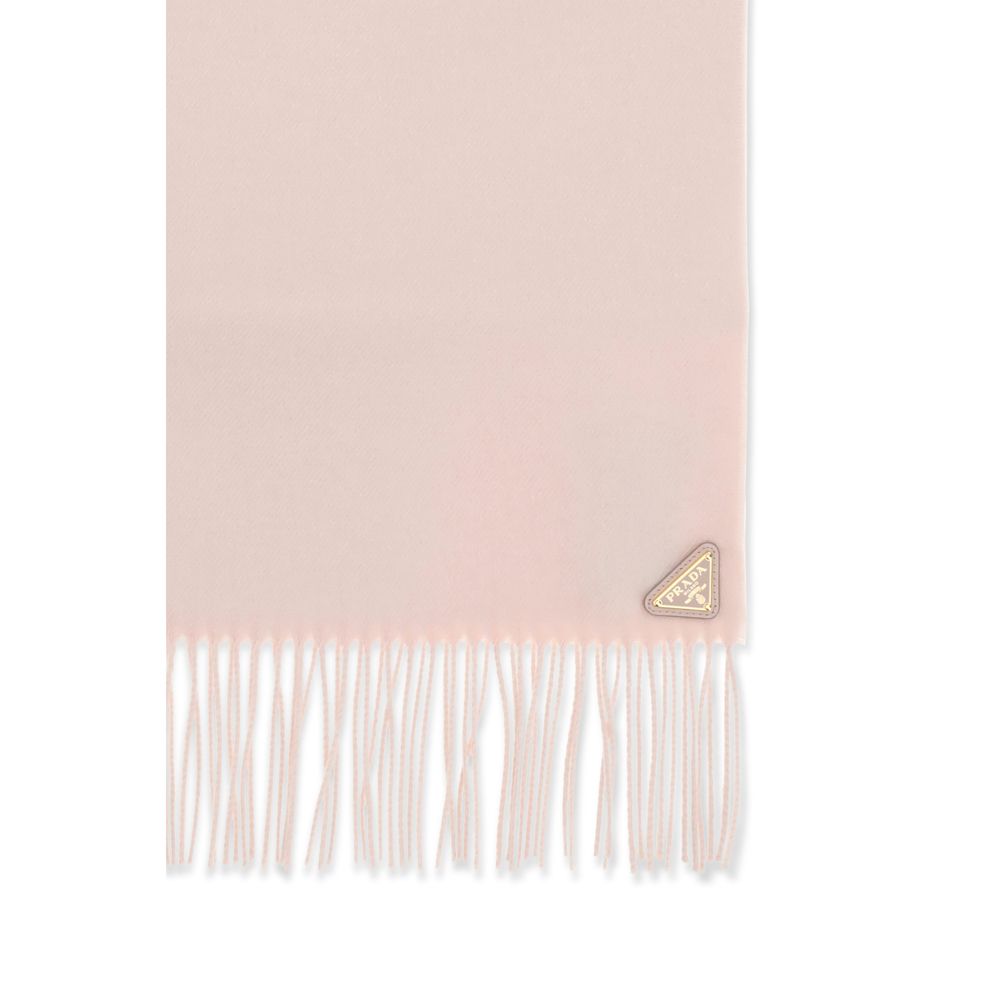 Back view of Prada multicolor silk cashmere scarf