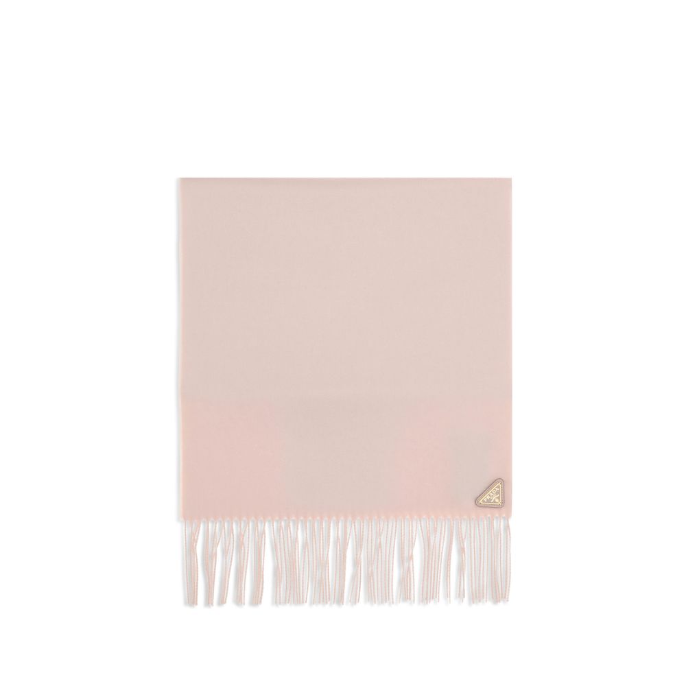 Front view of Prada multicolor silk cashmere scarf