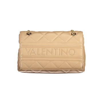 Valentino beige chain shoulder bag front view