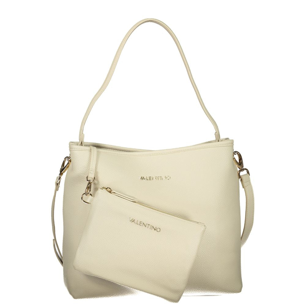 Valentino beige structured shoulder bag luxury designer handbag  