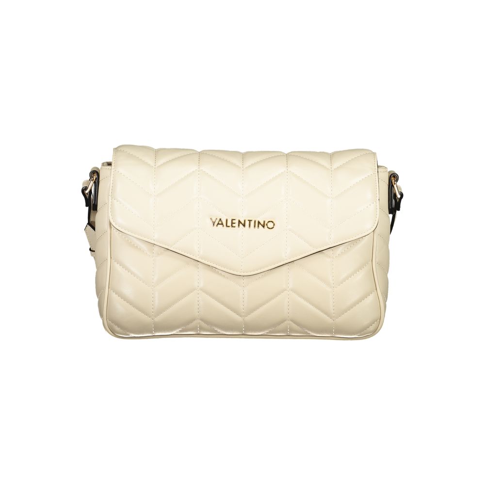 Valentino beige structured shoulder bag women front view