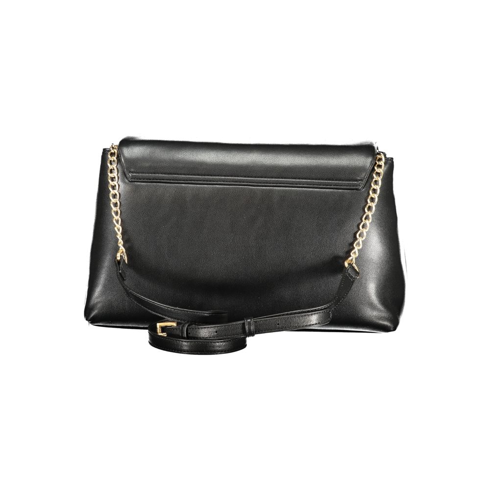 Valentino black shoulder bag side view