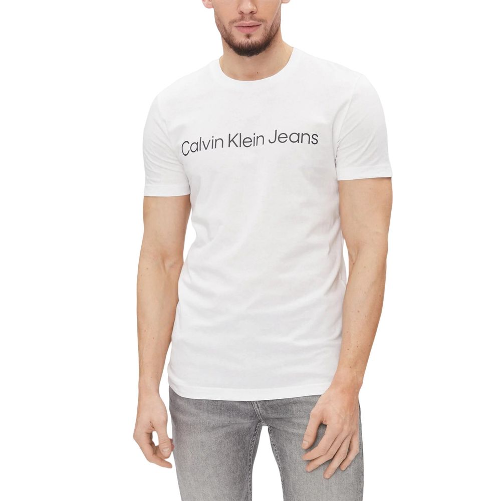 White cotton T‑shirt luxury casualwear  